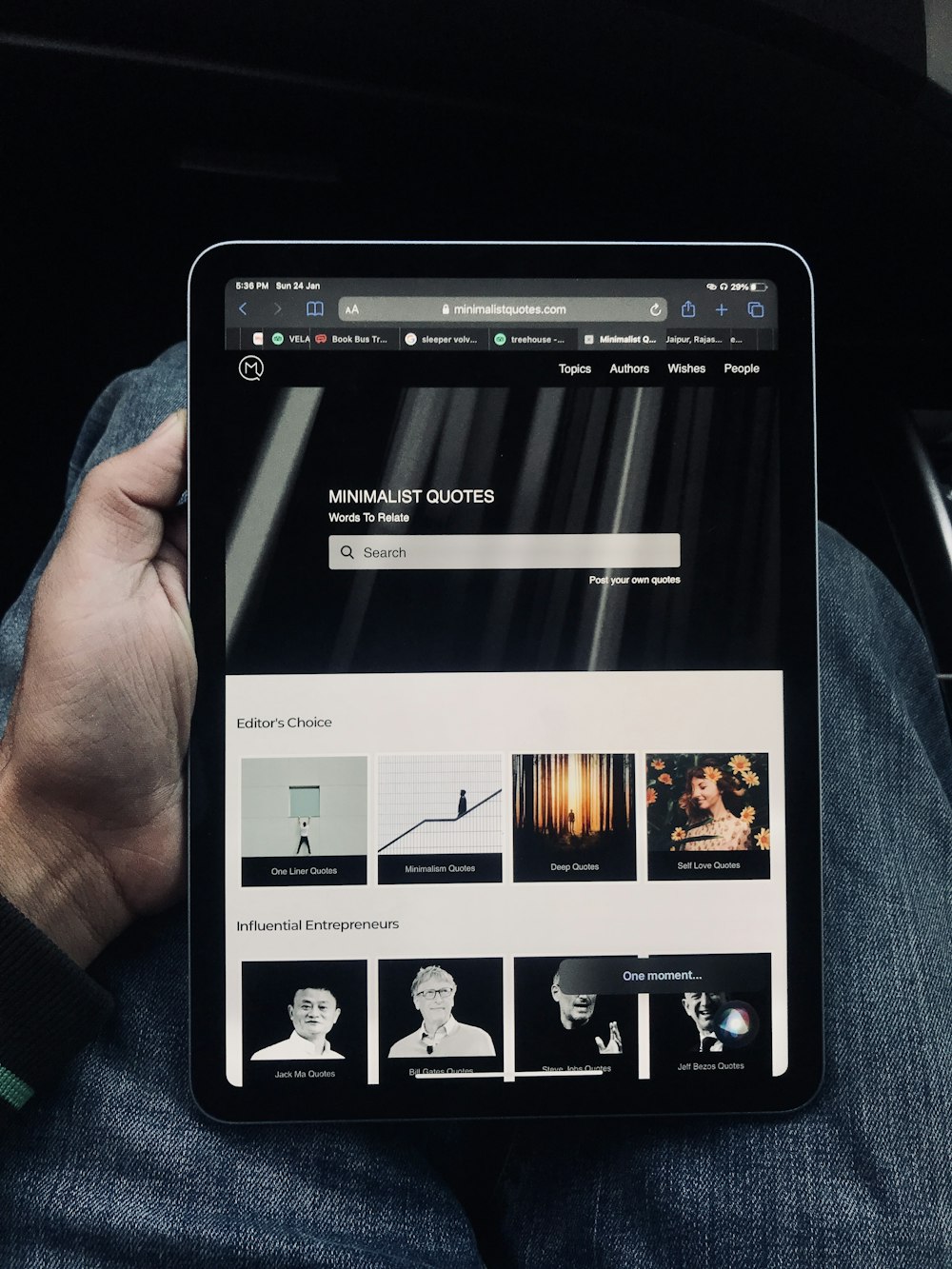 Installing a web app to the home screen