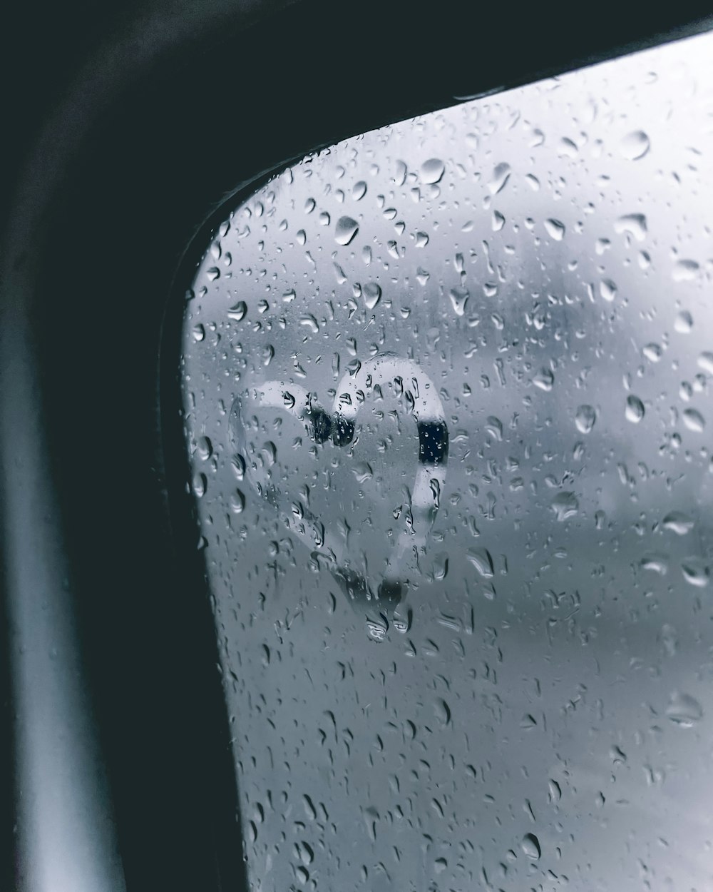 water droplets on clear glass