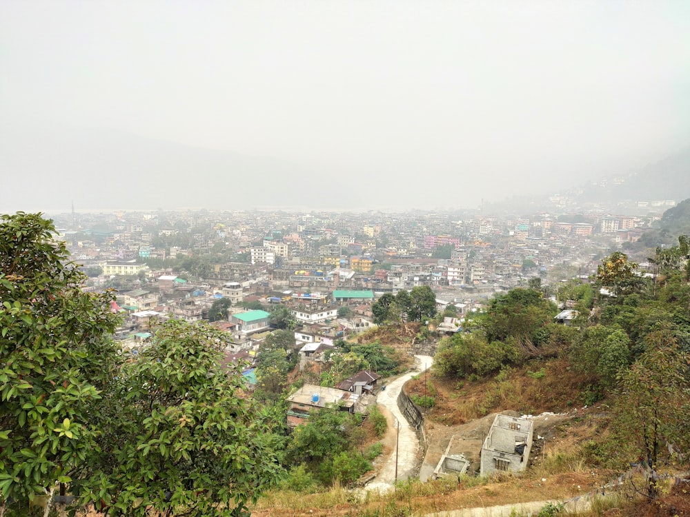 aerial view of city during daytime