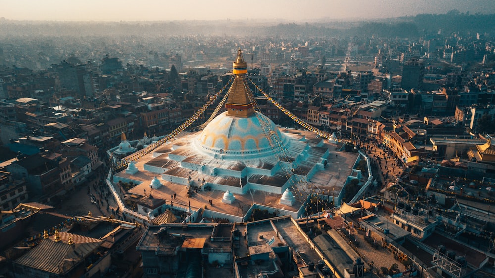 aerial view of city buildings during daytime