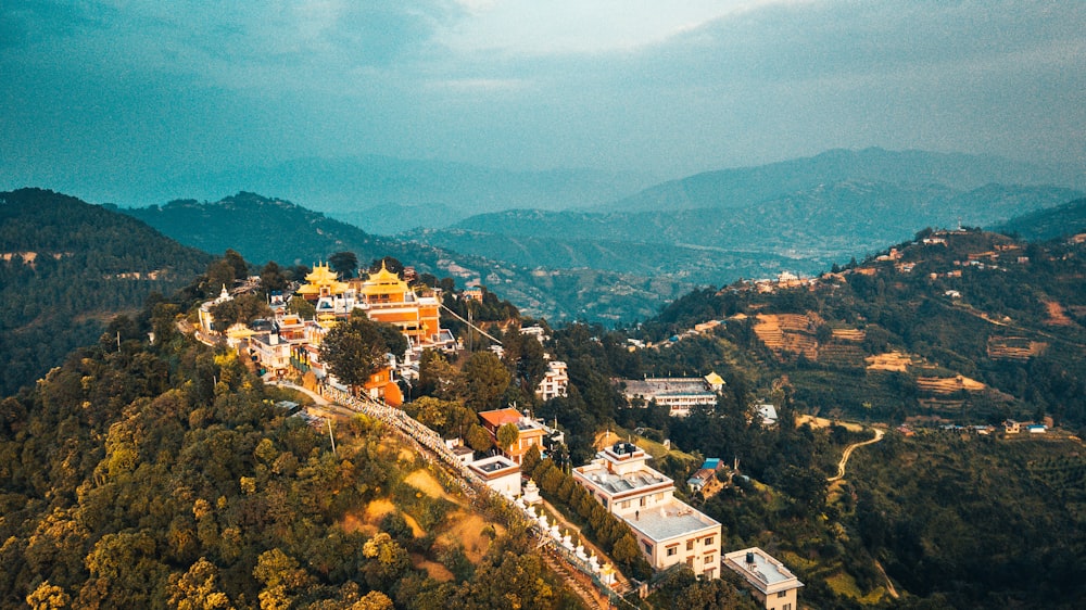 aerial view of city during daytime