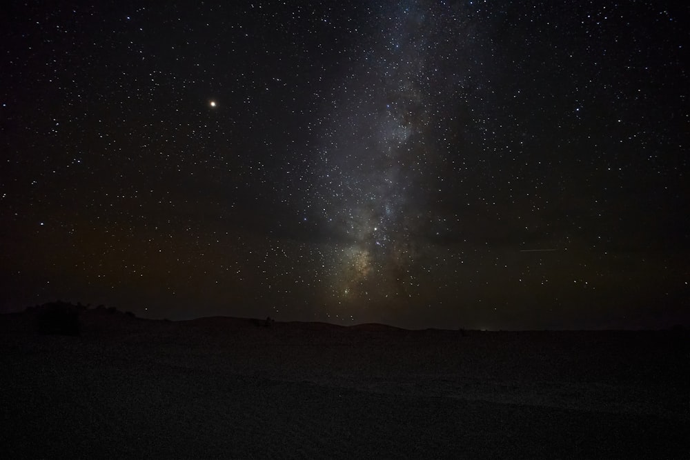 starry night over the mountain