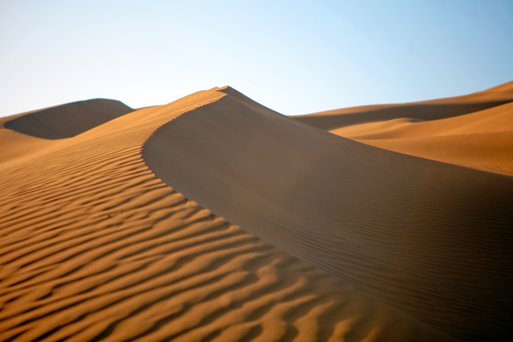 brown sand under blue sky during daytime