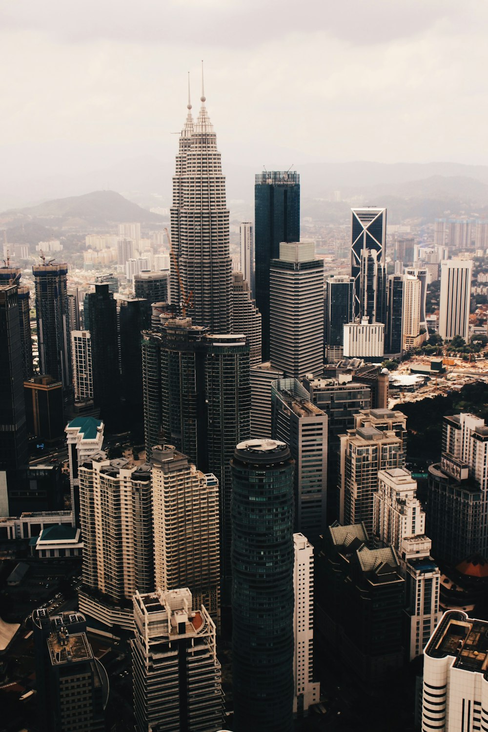 aerial view of city buildings during daytime