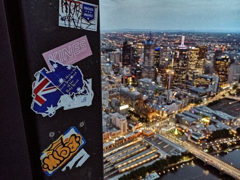 Australian city skyline at dusk, symbolizing our local registration.