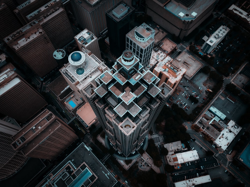 aerial view of city buildings during daytime