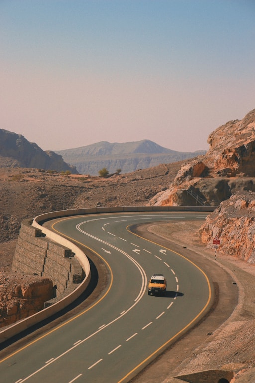 black car on road during daytime