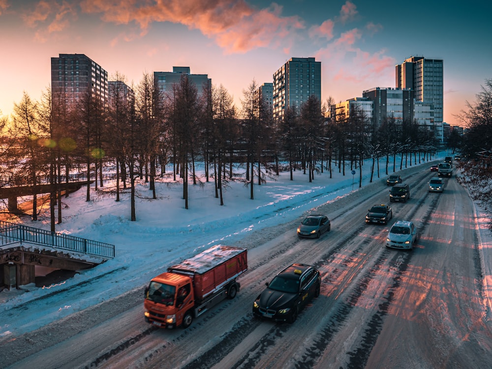 cars on road during daytime