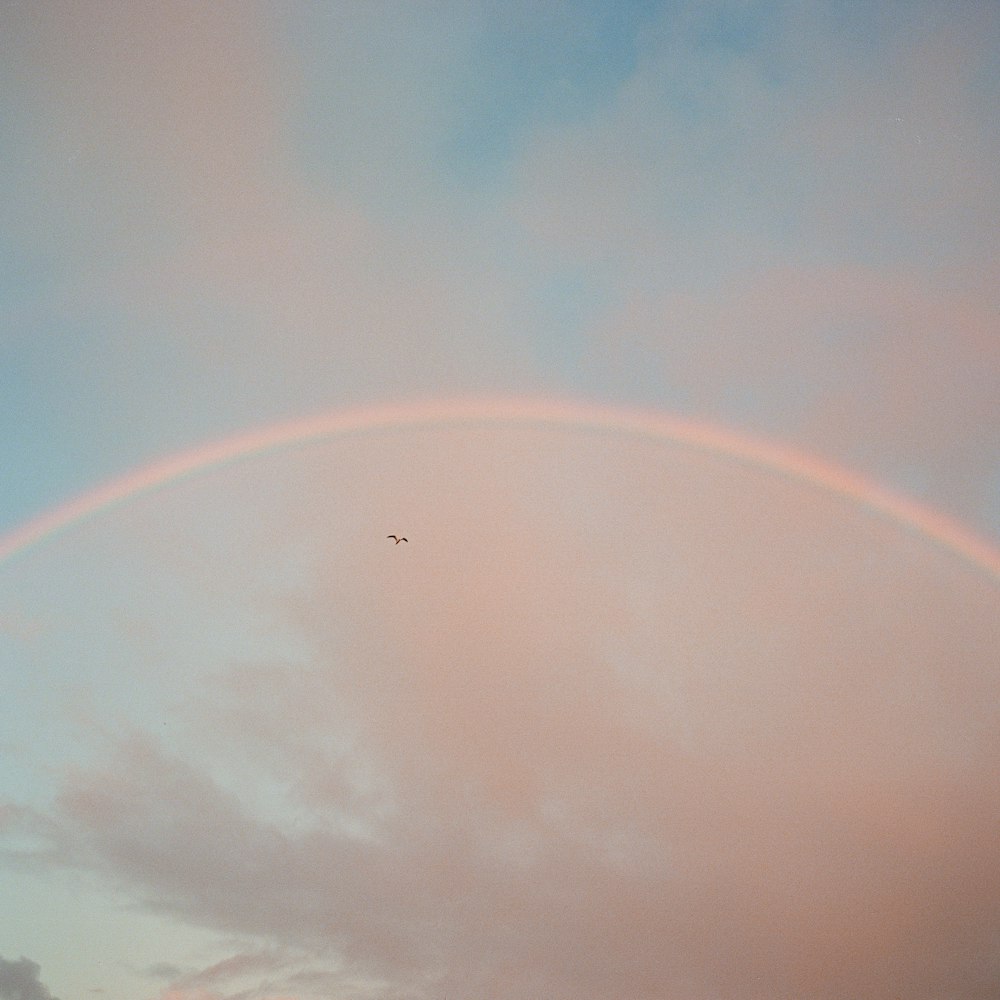 Regenbogen unter blauem Himmel tagsüber