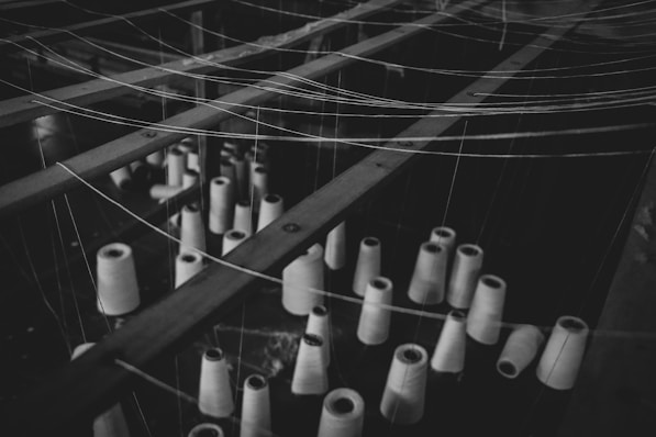 grayscale photo of metal bar