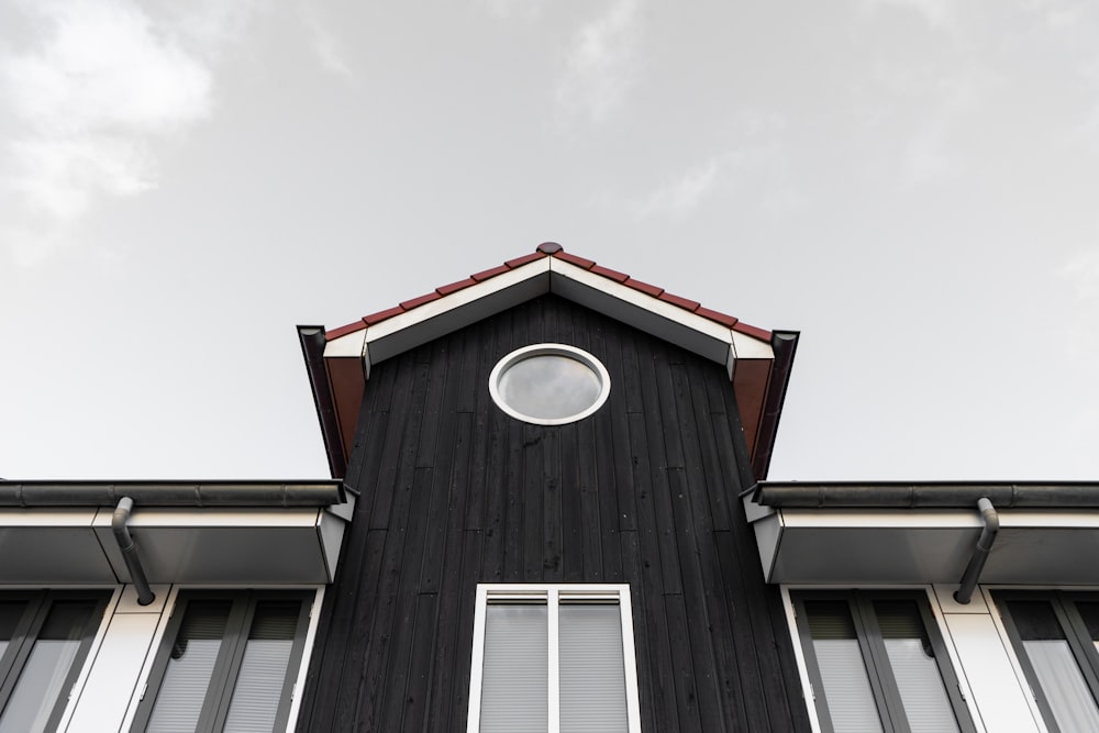 white and black wooden house under white sky during daytime