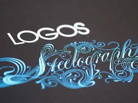High-resolution gallery shot showcasing a variety of elegant logo designs by Kryvo.