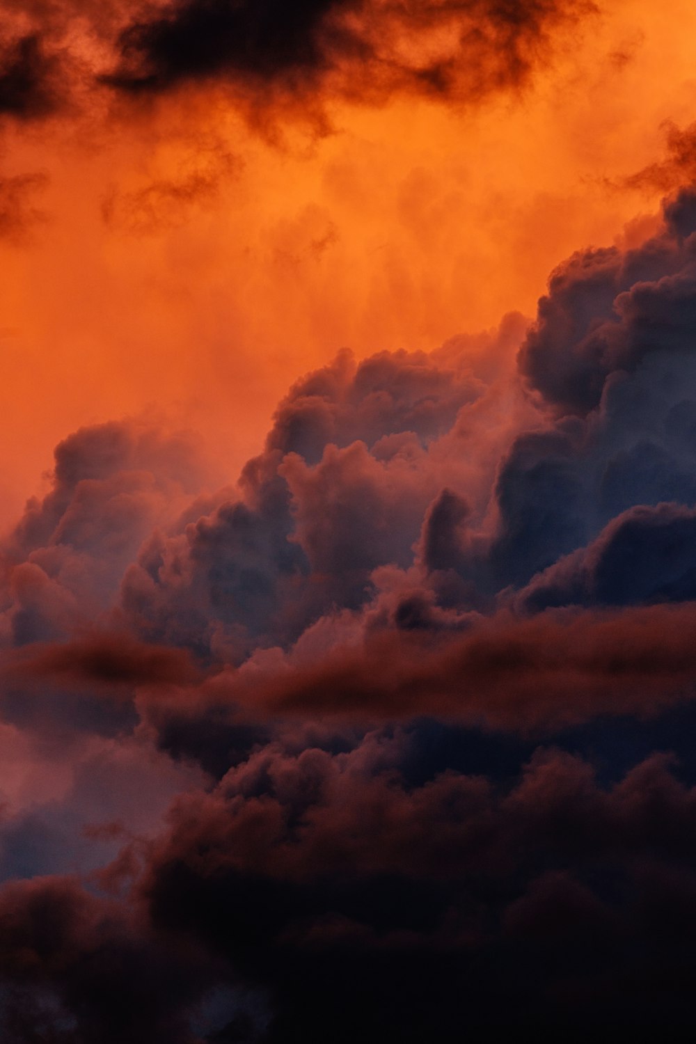 white clouds and blue sky