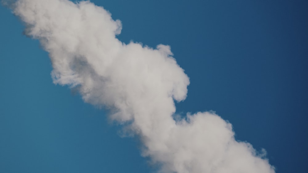 white clouds in blue sky