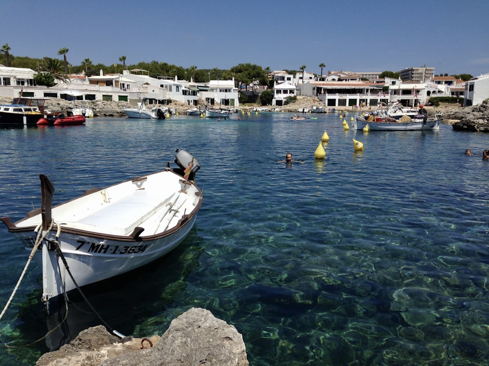 people in boat on water during daytime