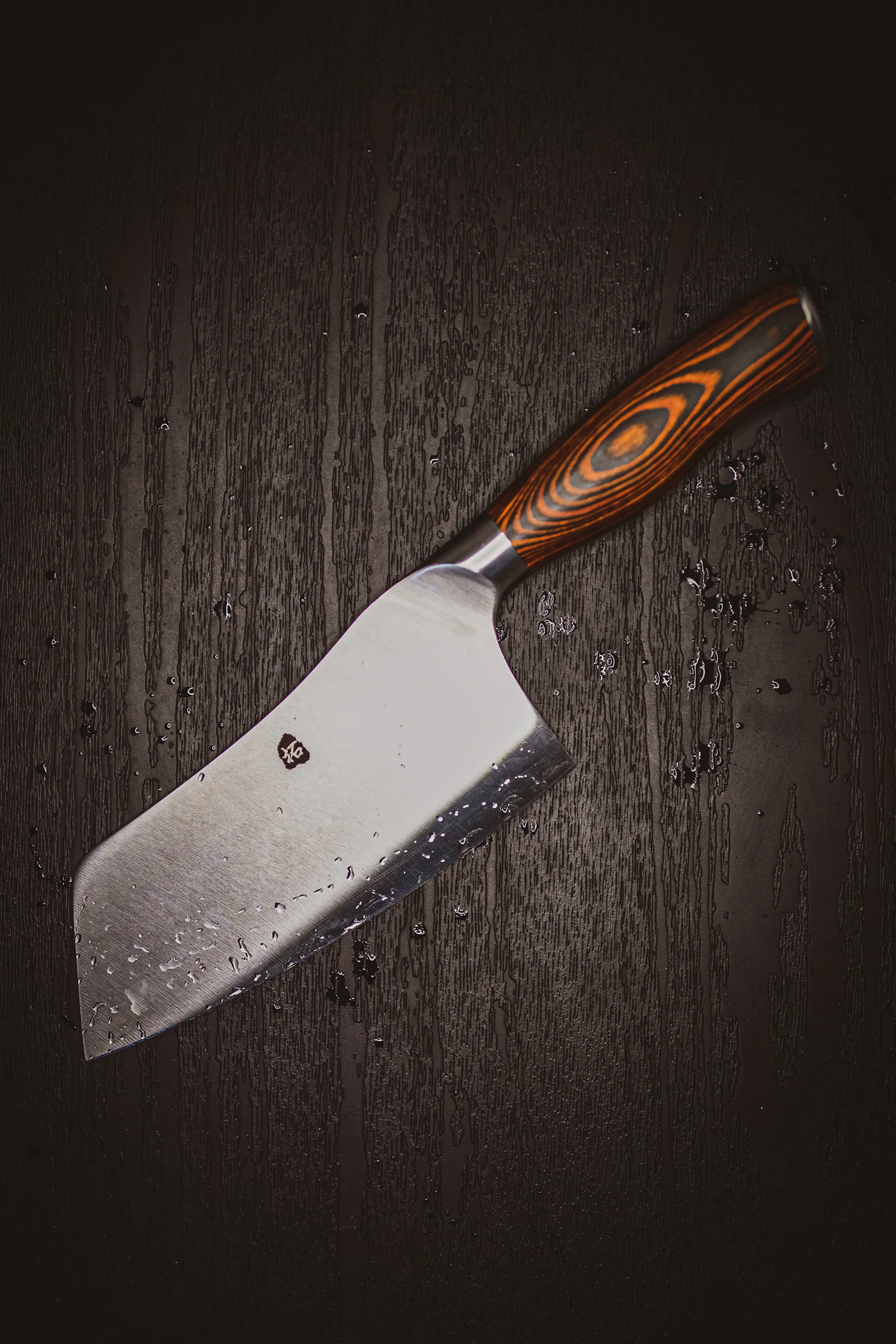 Brown-handle on bench