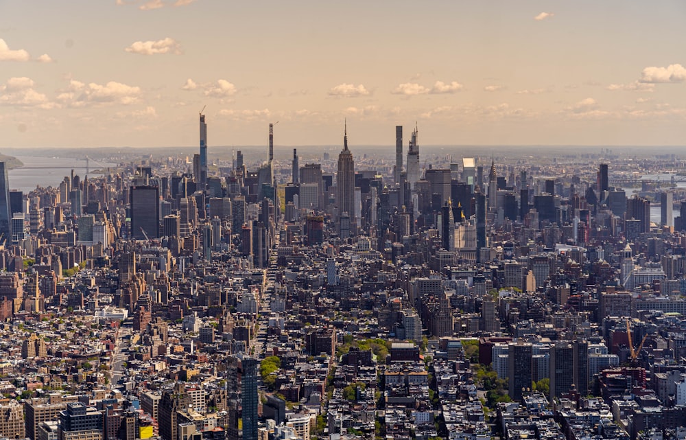 aerial view of city buildings during daytime