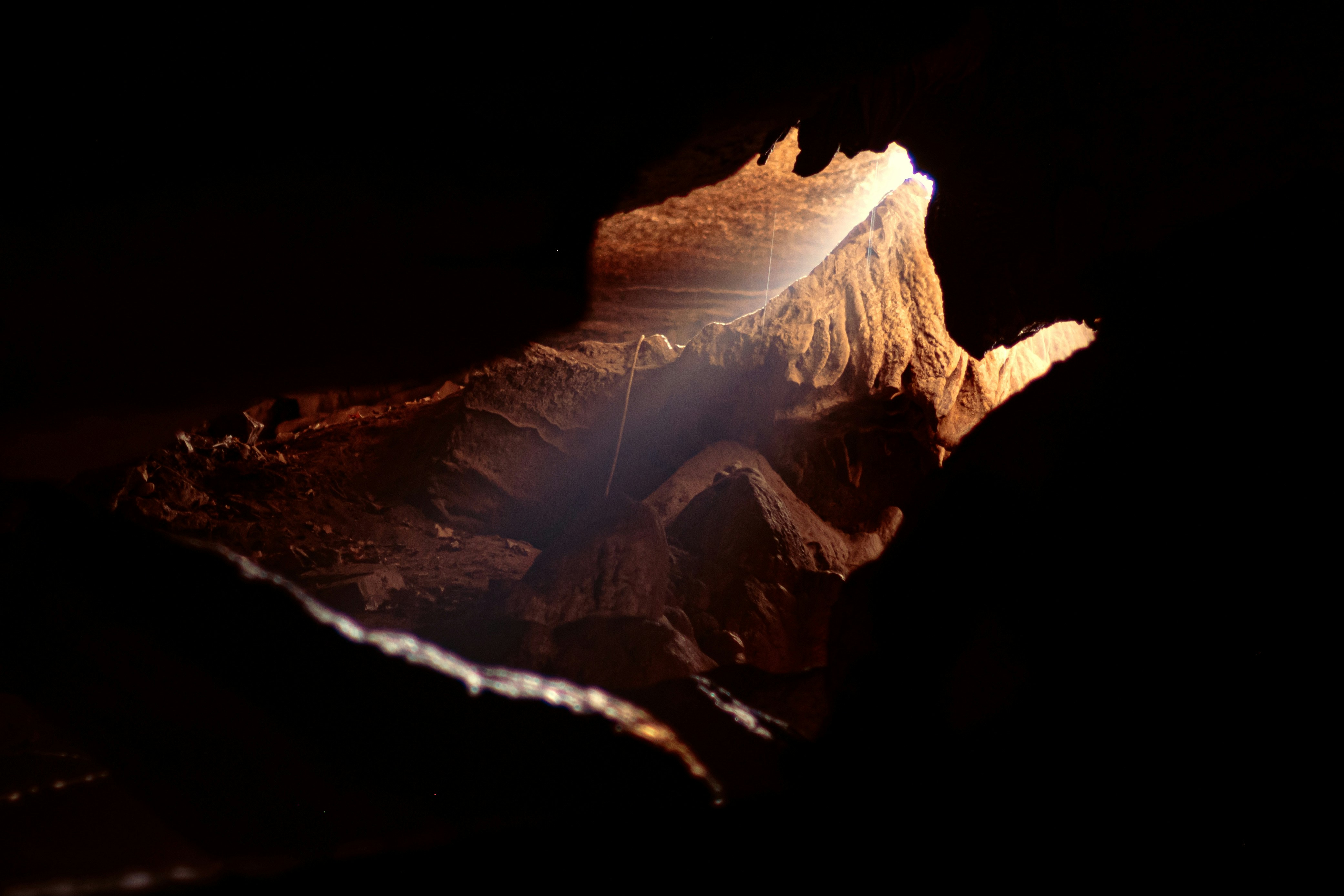 Take a peak underground, inside a cave in easter Virginia.
