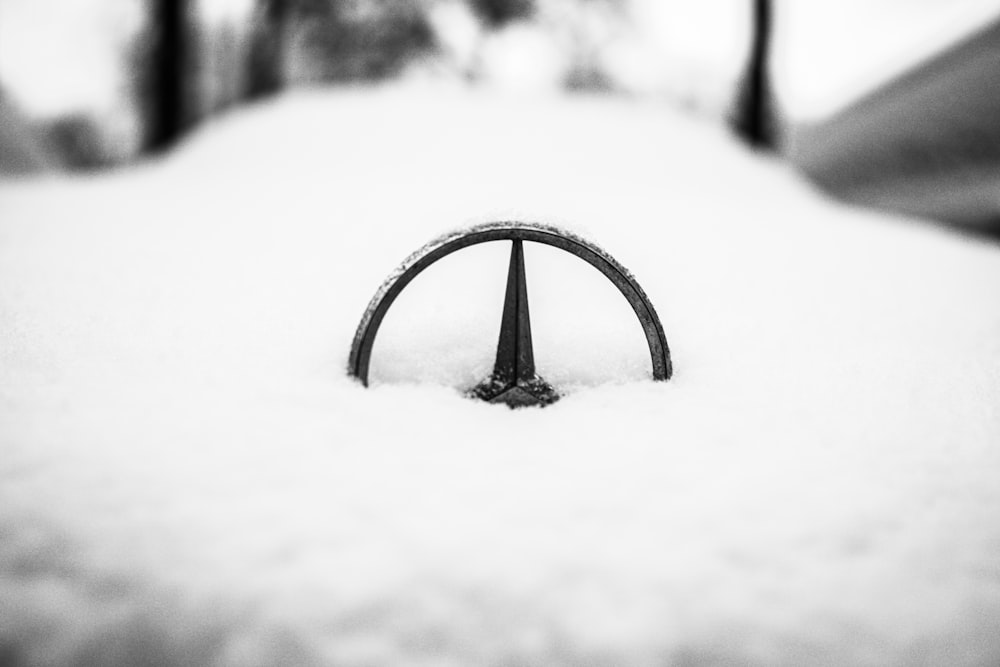 昼間の積雪フィールド