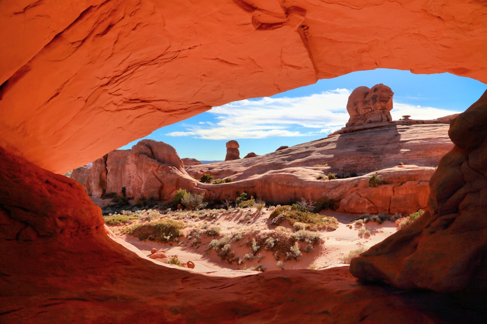 brown rock formation during daytime