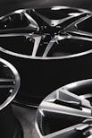 CAR silver and black car wheel