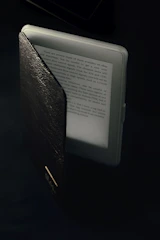 black and white book page