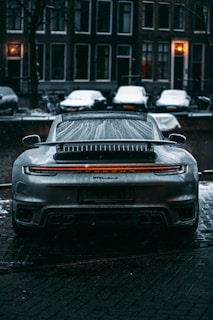 black car on road during daytime