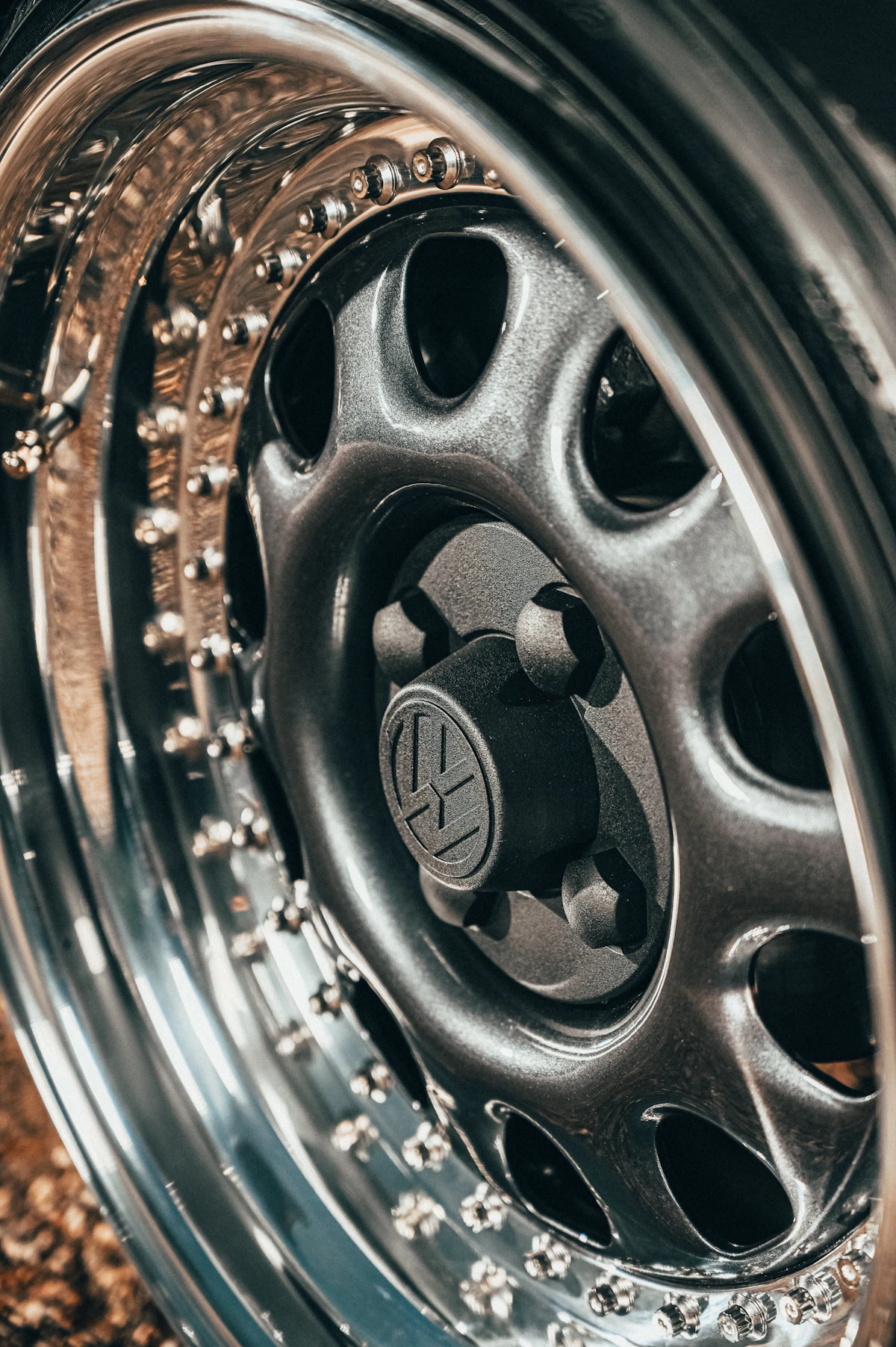 Dark blacked-out wheel finish — sample placeholder image