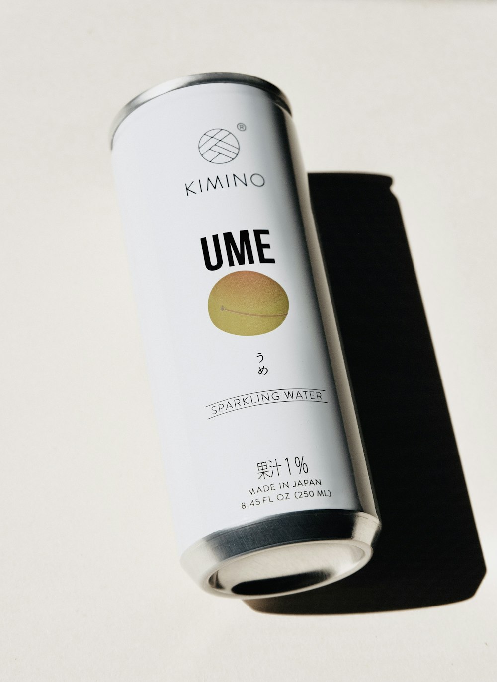 white and black labeled can