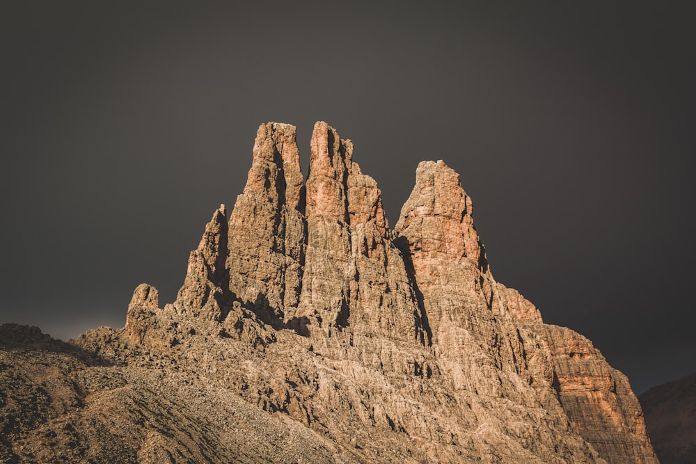 brown rocky mountain during daytime