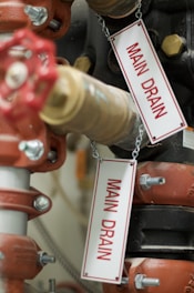 a close up of a red and white fire hydrant
