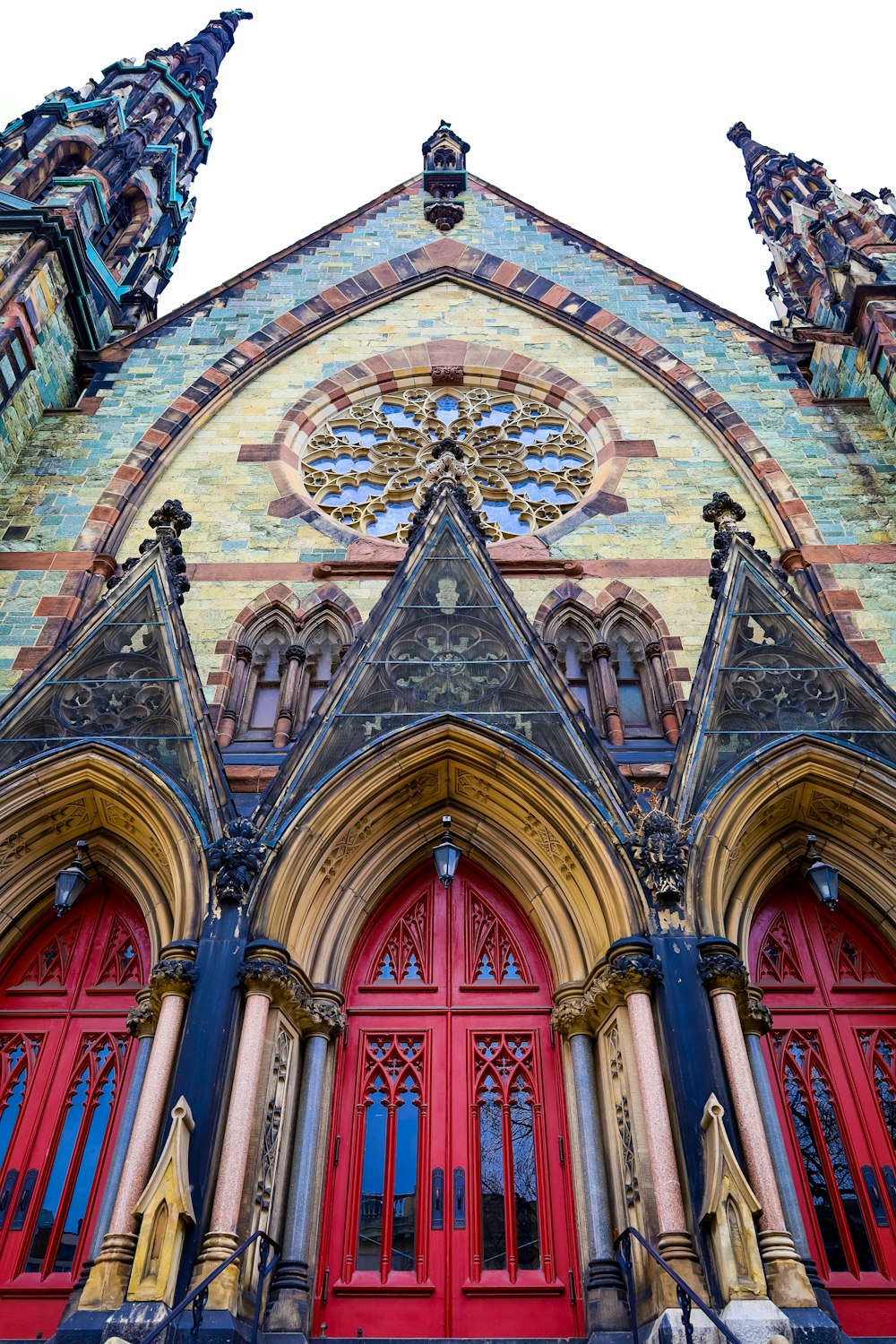 brown and red concrete building