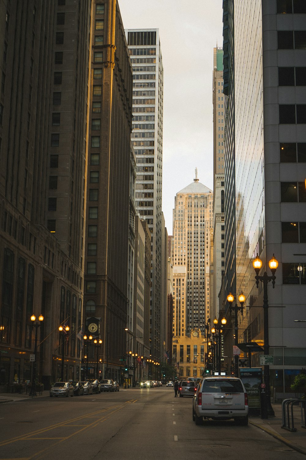 people walking on street between high rise buildings during night time