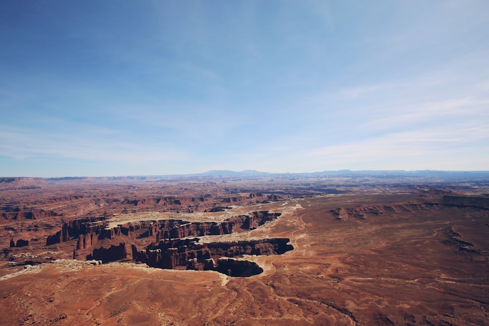 brown rock formation under blue sky during daytime