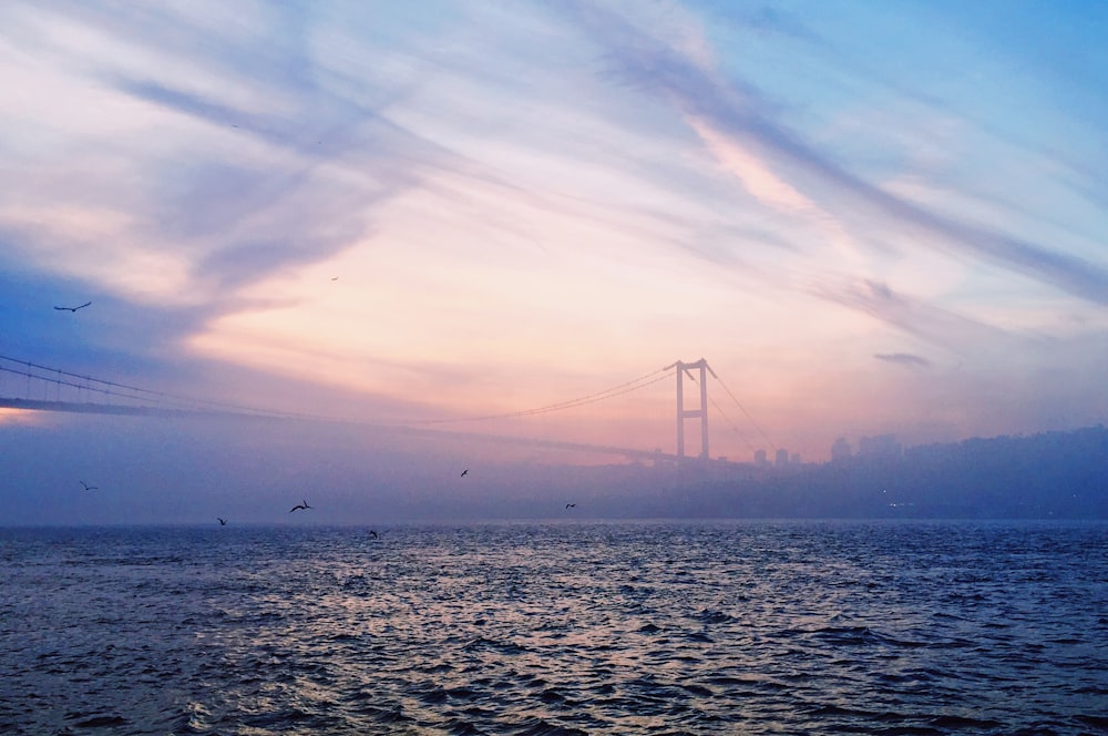 bridge over the sea during daytime