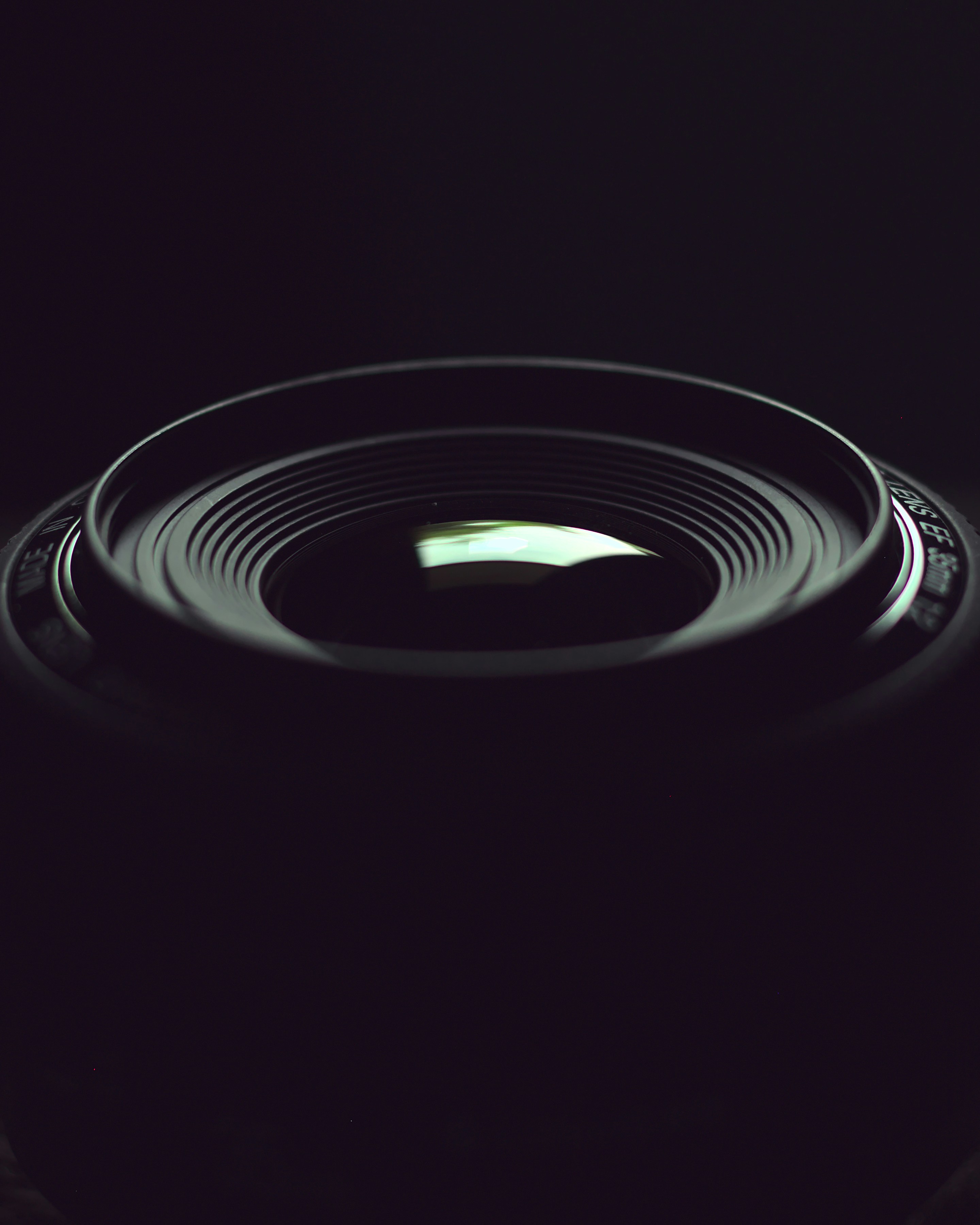 schwarz-weißes rundes Licht