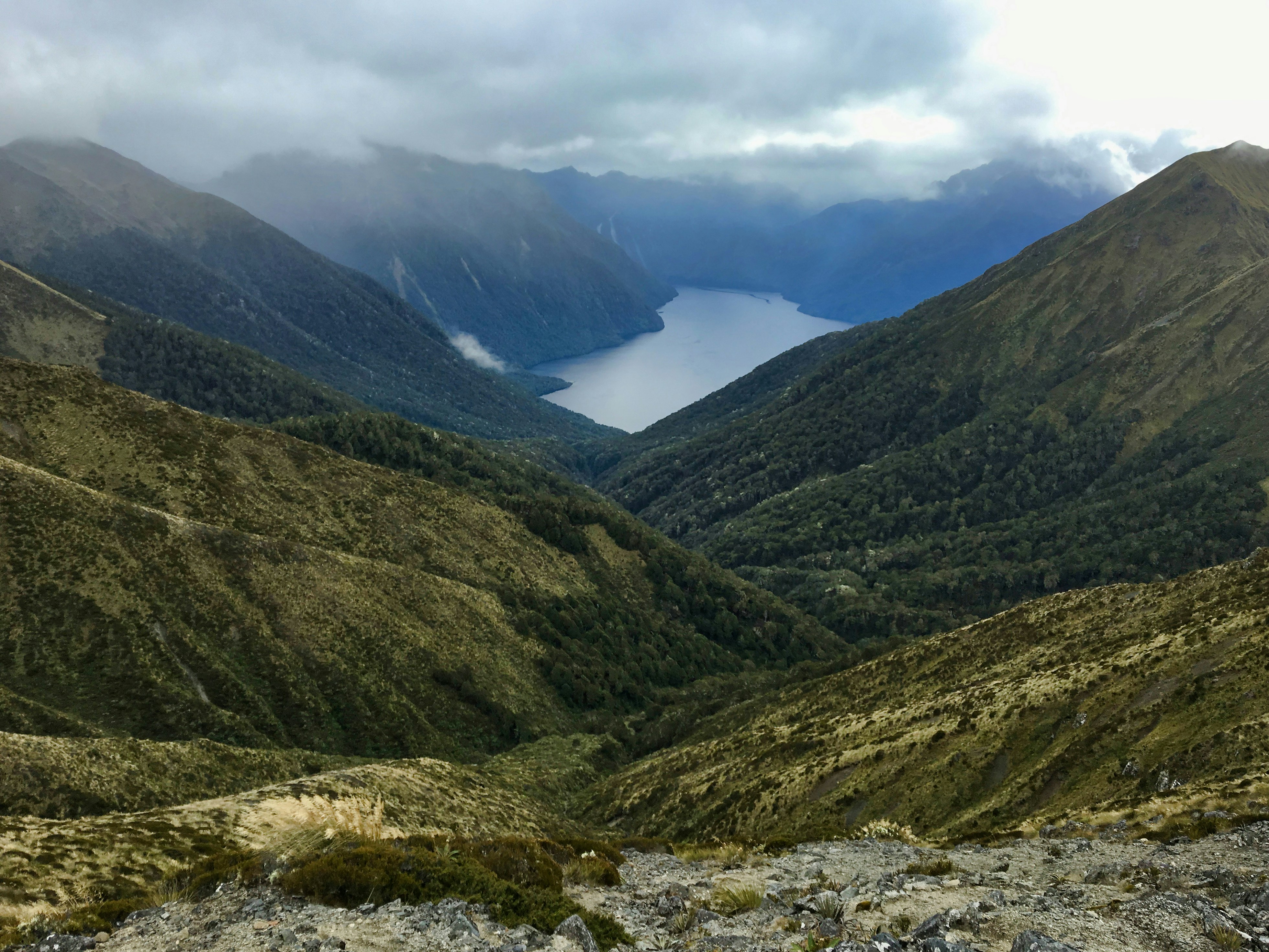 Picturesque view in Te Anau, Southland, New Zealand.