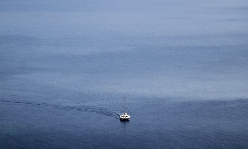 Yacht on the Aegean Sea