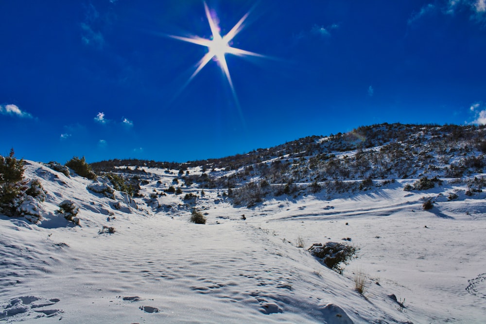 white snow covered mountain under blue sky during daytime