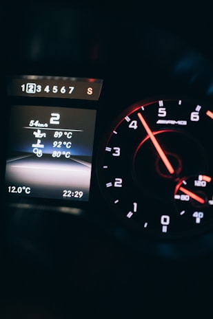 car overheating display
