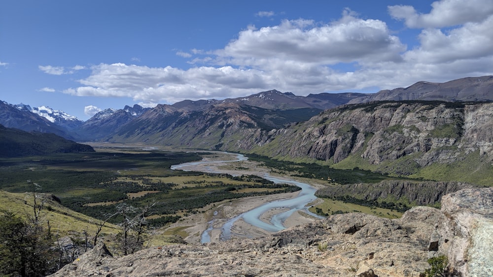 green and brown mountains under blue sky during daytime