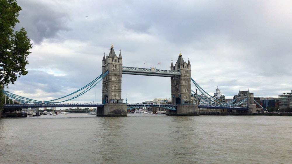 brown bridge under white clouds during daytime