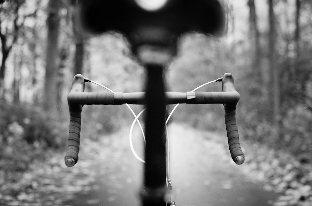 grayscale photo of street light