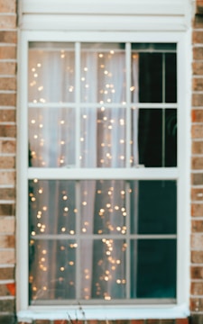 PVC window installation in a cozy home setting.