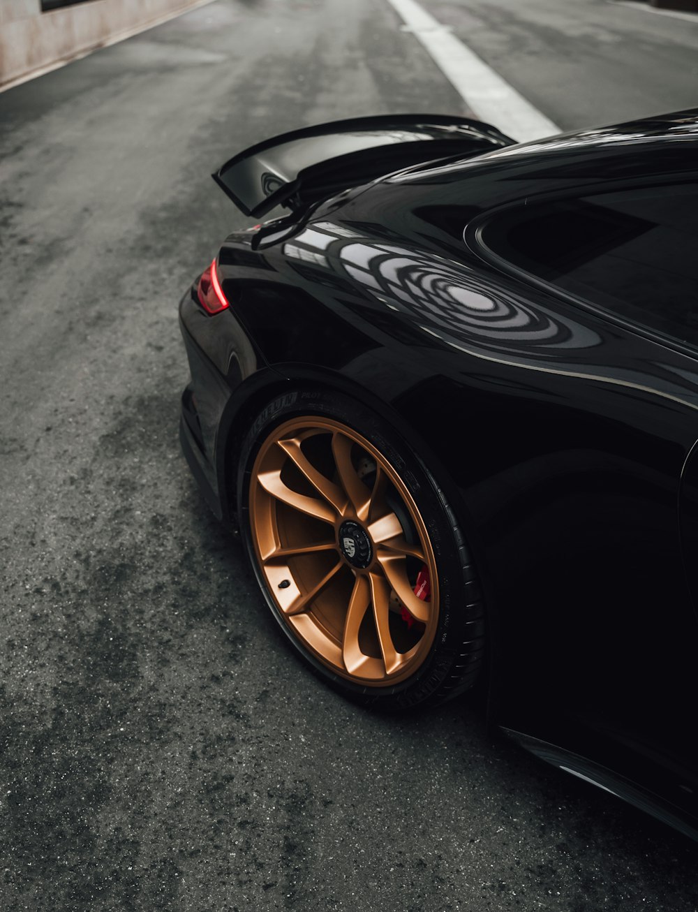 black and silver ferrari sports car