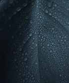 Detailed view of water droplets sliding off a freshly cleaned photovoltaic panel.