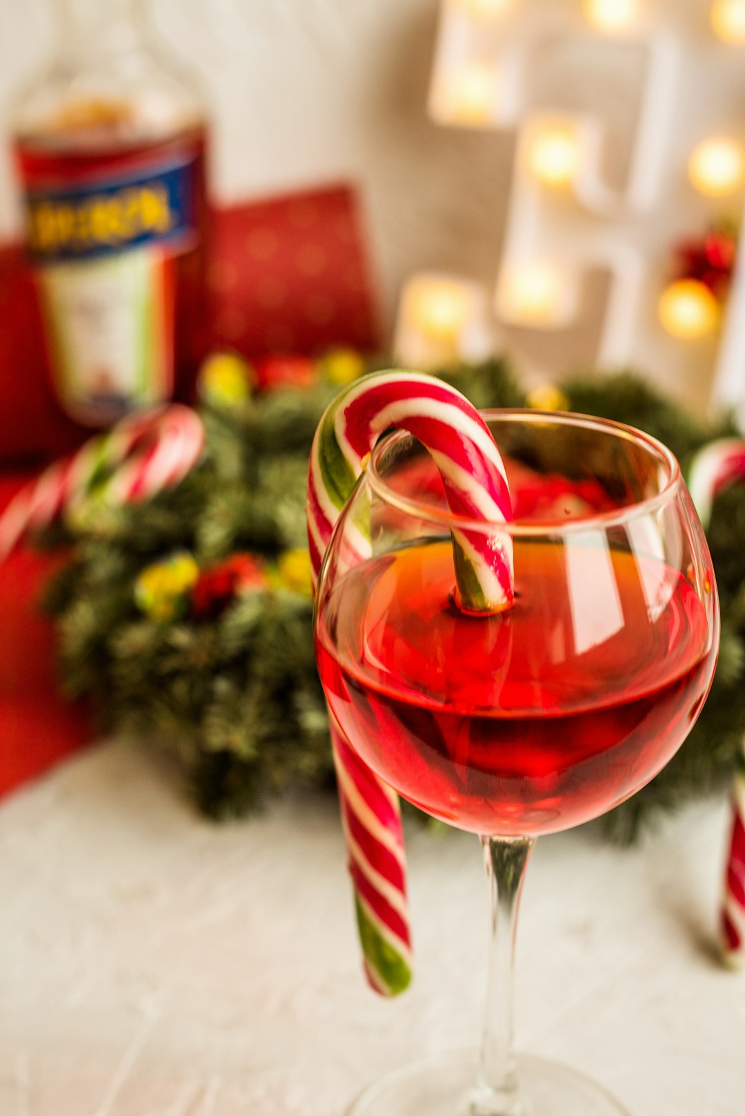 clear wine glass with red liquid