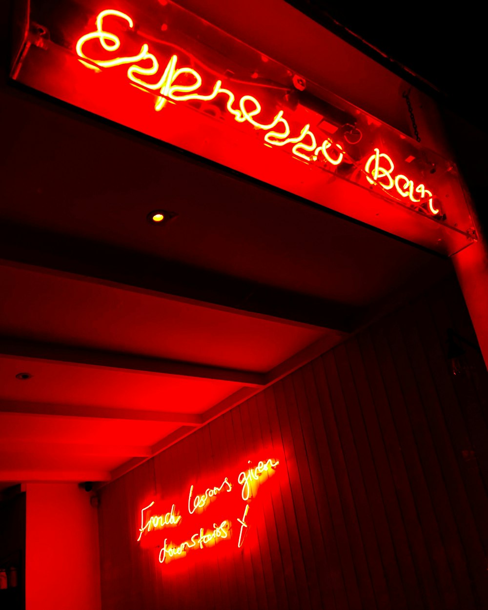 Segnaletica luminosa al neon Coca Cola rossa e bianca