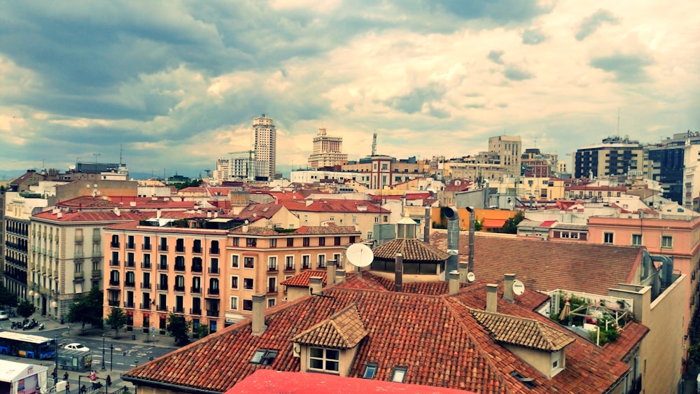 aerial view of city buildings during daytime