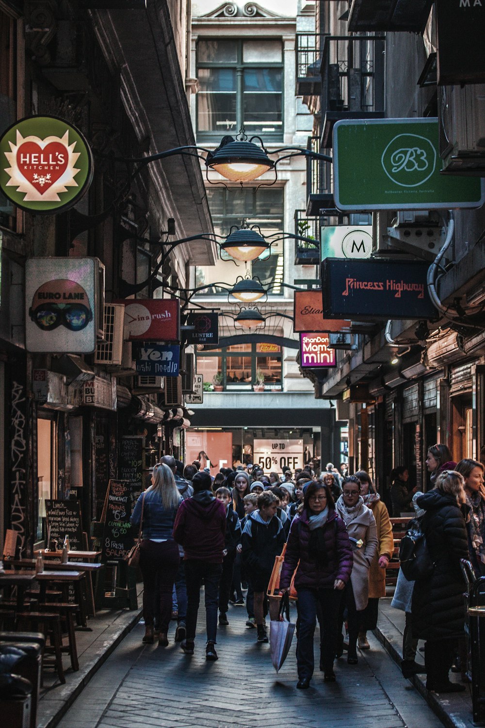 people walking on street during daytime